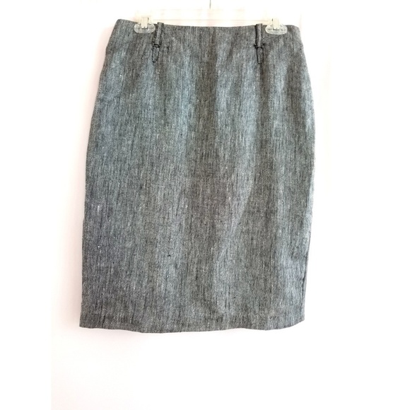 3/$25 Max Studio 4 Black Gray Pencil Skirt - Picture 1 of 3